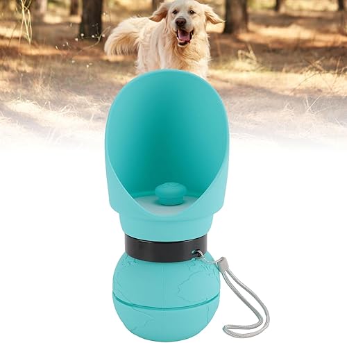 Miniatura 4 de Botella de agua portátil para perros, cuenco de agua plegable de silicona para mascotas, dispensador de agua para cachorros, dispensador de bebidas