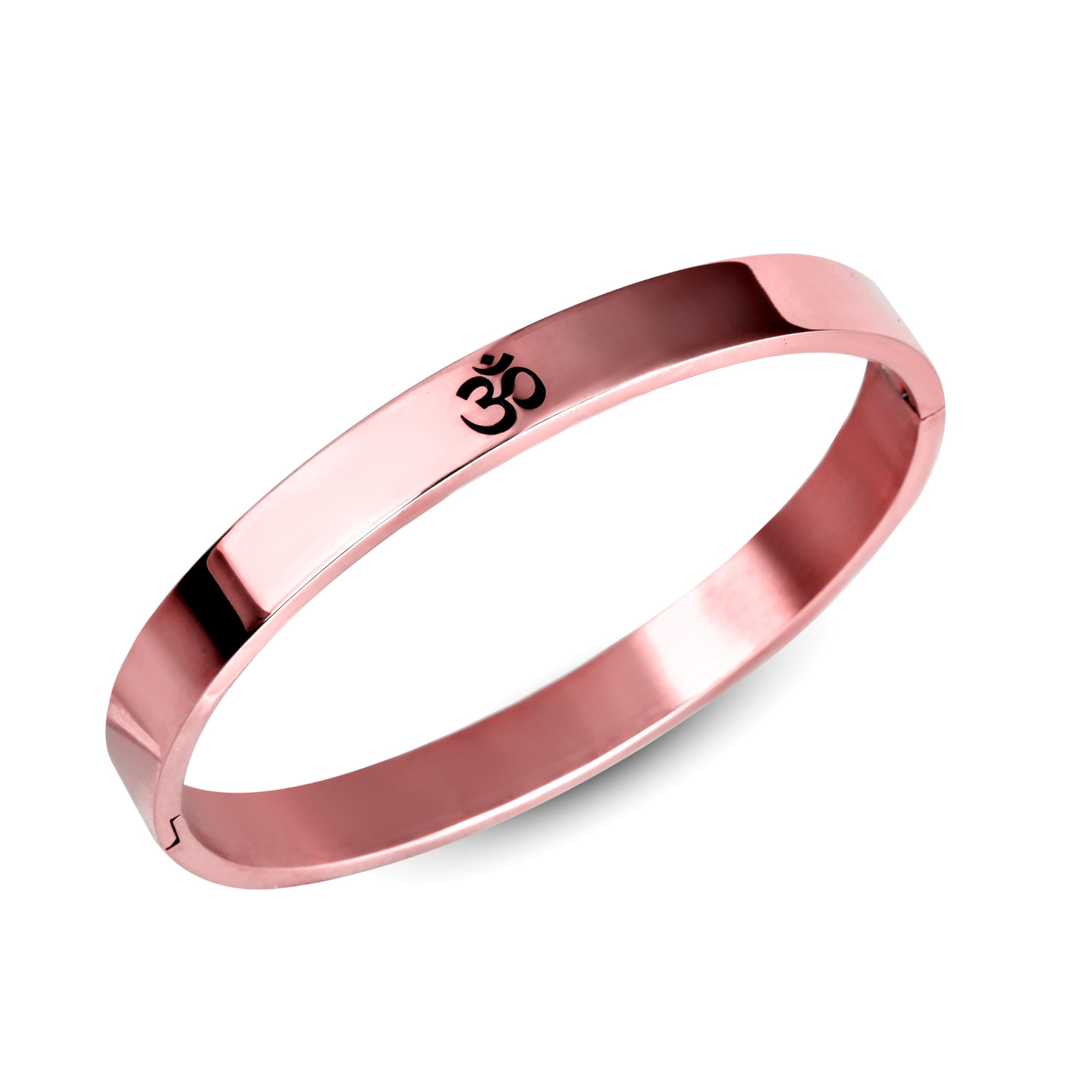 MEENAZ Bracelet for Men Stainless Steel | Aum Om Kada for men Bracelets | Bracelet for Boys Rose Gold,Kada | Waterproof, Anti-tarnish Bracelet golden, Rust-free, Skin friendly | 8 mm Bracelets for Men (B0D2T8DJ5M) Amazon Price History, Amazon Price Tracker