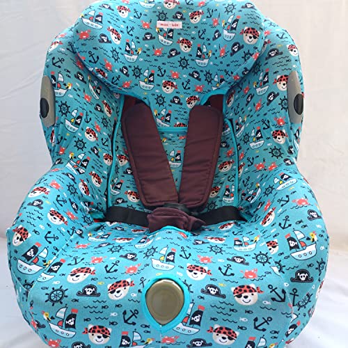 moon-bebe Case Compatible with Maxi Cosi Bébé Comfort Opal (White), green - Image 3
