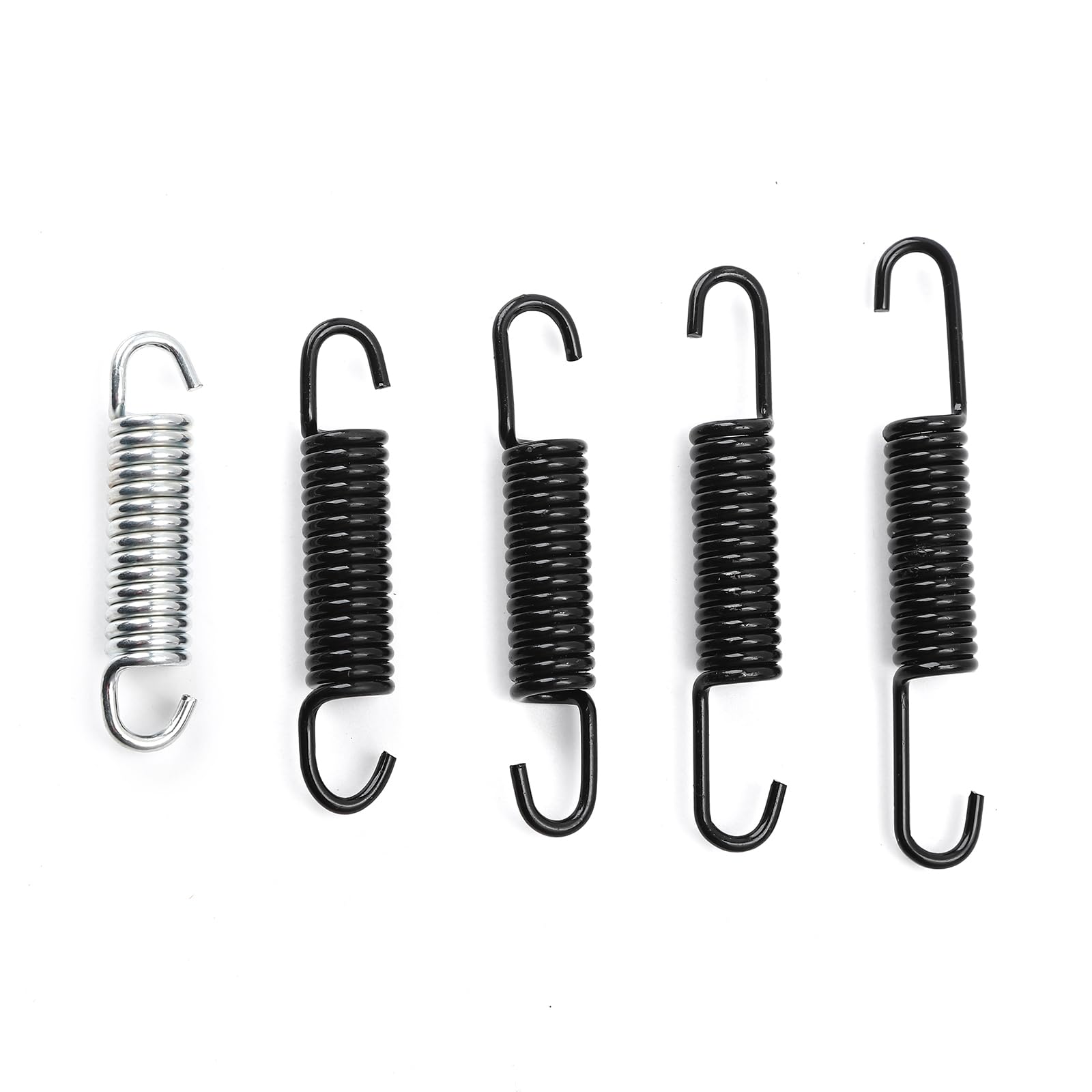 GOFIRA5Pcs Motorcycle Center Stand Spring in Heavy Iron Material,75mm 90mm 100mm 110mm 120mm