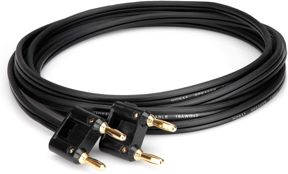 Hosa SKZ-603BB 3フィート デュアルバナナスピーカーケーブル 25 Feet SKZ625BB