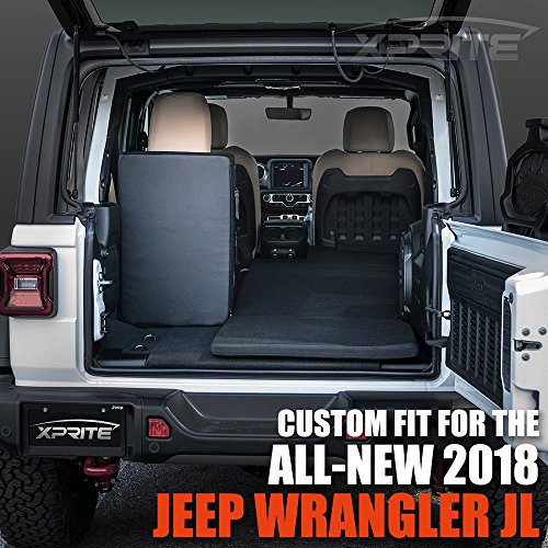 Xprite Black Mattress Sleeping Camping Bed Pad Platform, Nitepad Sand Premium 1.5-Inch Thick Portable Trunk Cushion Compatible With 2018-2021 Jeep Wrangler Jl #TOP1