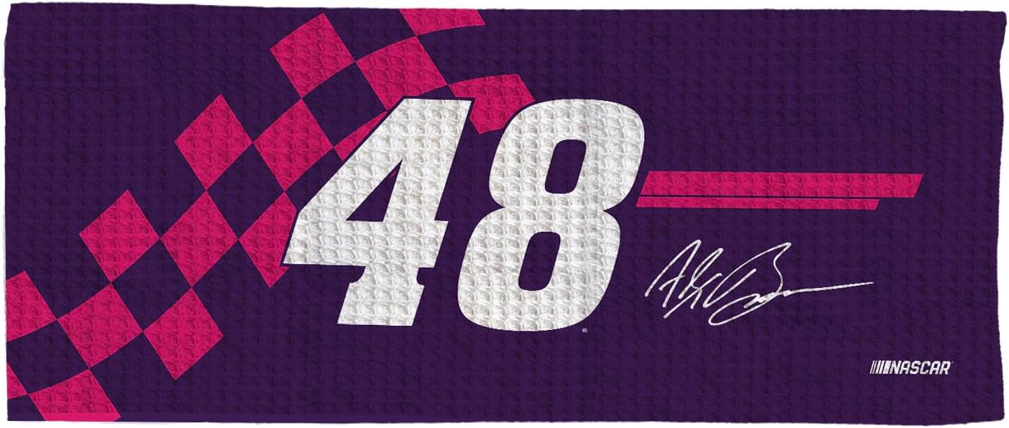 Northwest NASCAR Alex Bowman Fast Track Cooling Towel, Quick Dry Lightweight Breathable Workout Fitness Gym Outdoor Sports Accessory, 12 x 31.5 Inch