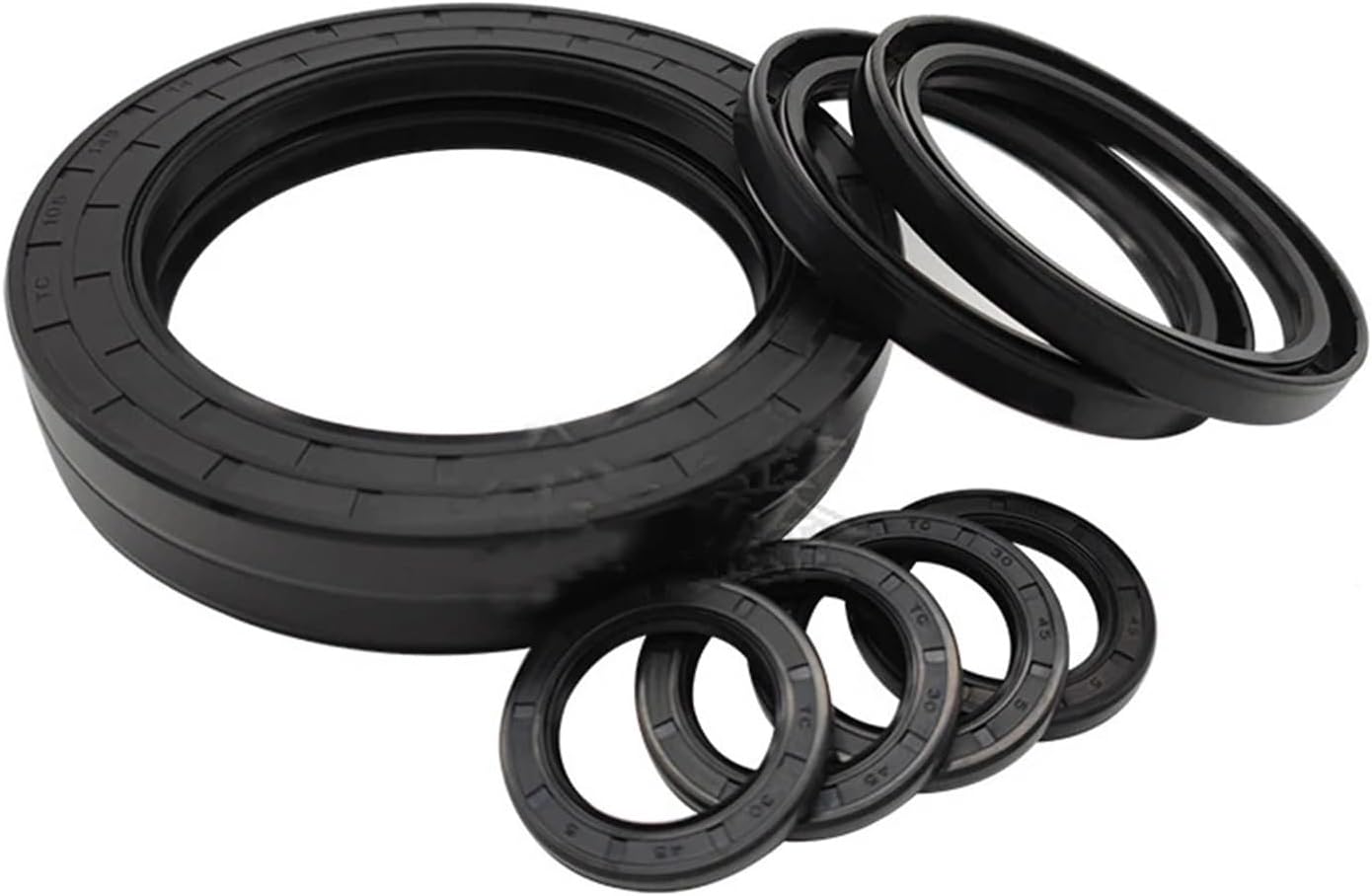 Oil Seal Nitrile rubber TC skeleton oil seal Sealing ring Self-tightening oil-sealed water pump bearing ID 4~280mm(6X16X6)