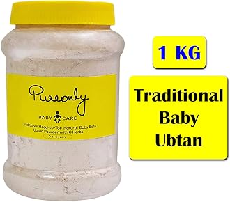 Traditional and Homemade Head-to-Toe Herbal Baby Bath Ubtan Powder (0-5 Years) (1 KG)