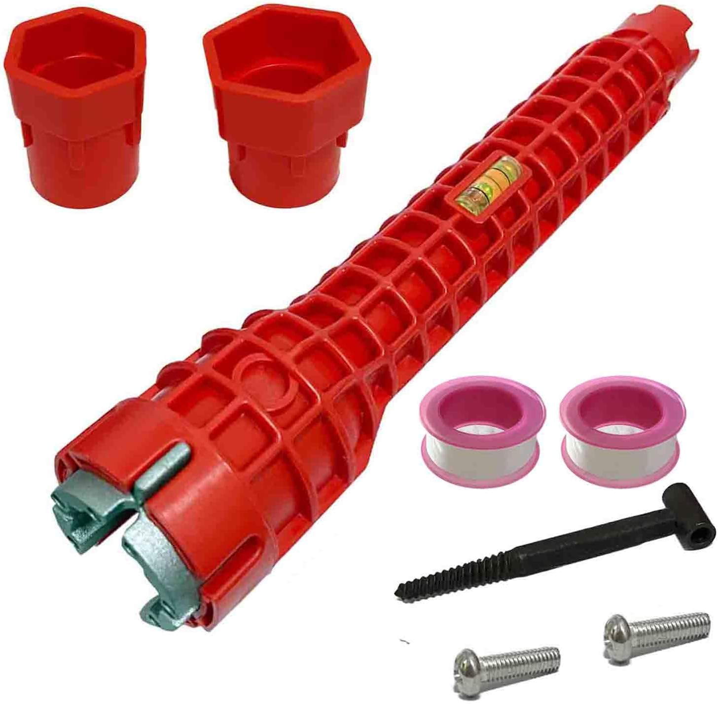 Faucet and Sink Wrench Installer Tool 8in1, Plumbers Multifunctional Tools Set for Kitchen and