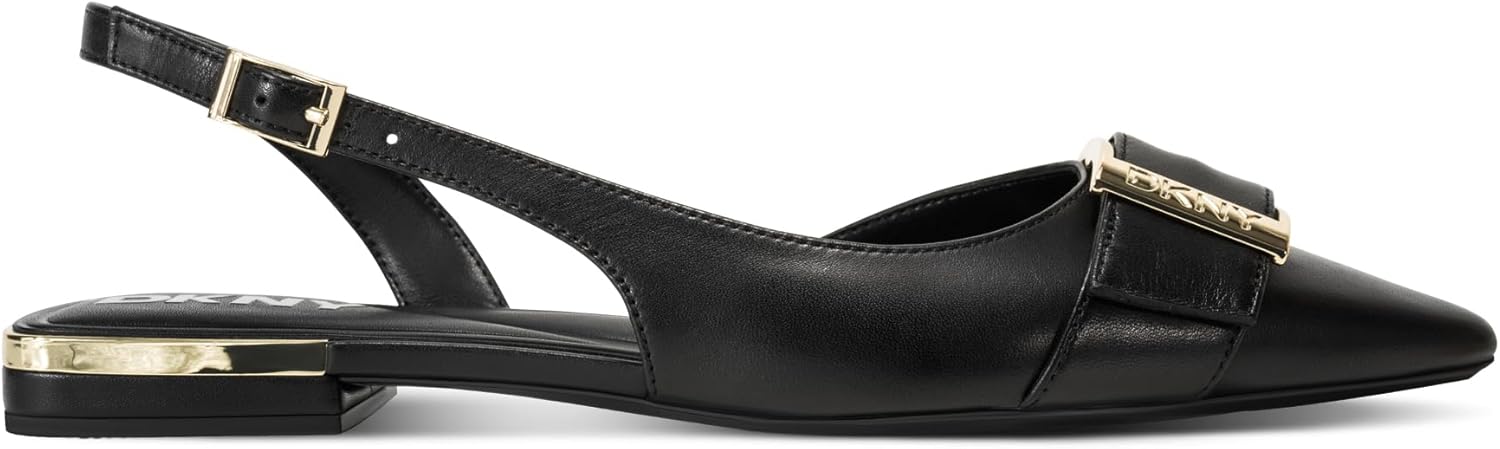 DKNY Womens Clemma Slingback Loafer Mule with Belt Detail - Image 2