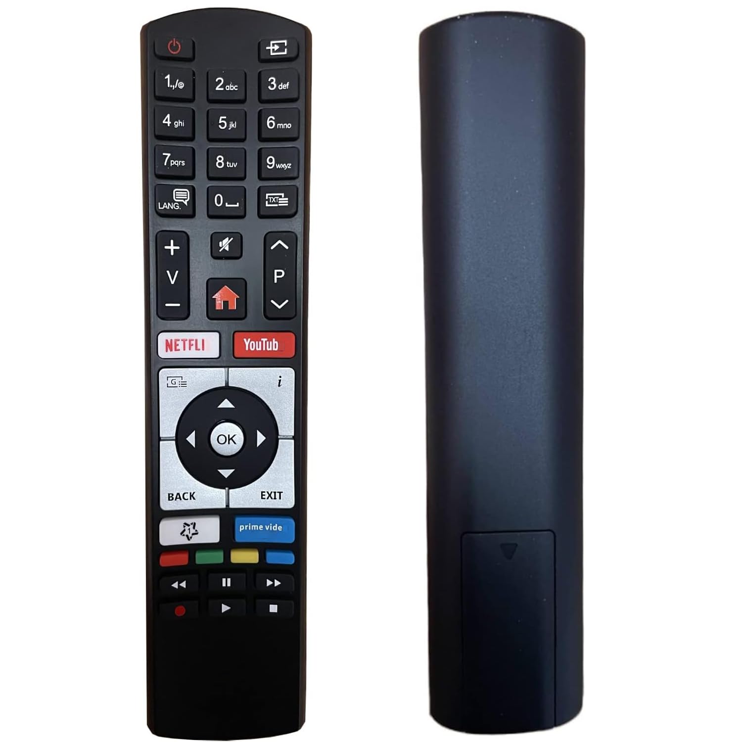 Telecomando Universale Di Ricambio Per TV Telefunken E Edenwood (Modelli TE32287B35T / TVTE43404G37Z2P) - Comodo E Facile Da Usare