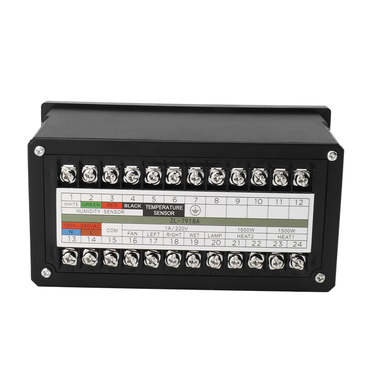 Incubator Temperature and Humidity Sensor, Incubator LED Light Controller, Temperature and Humidity Calibration, Egg Turnover Control, Wide Voltage Controller Sensors for Incubators
