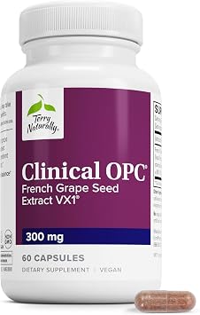 Terry Naturally Clinical OPC 300mg - Heart & Immune Support - 60 Count