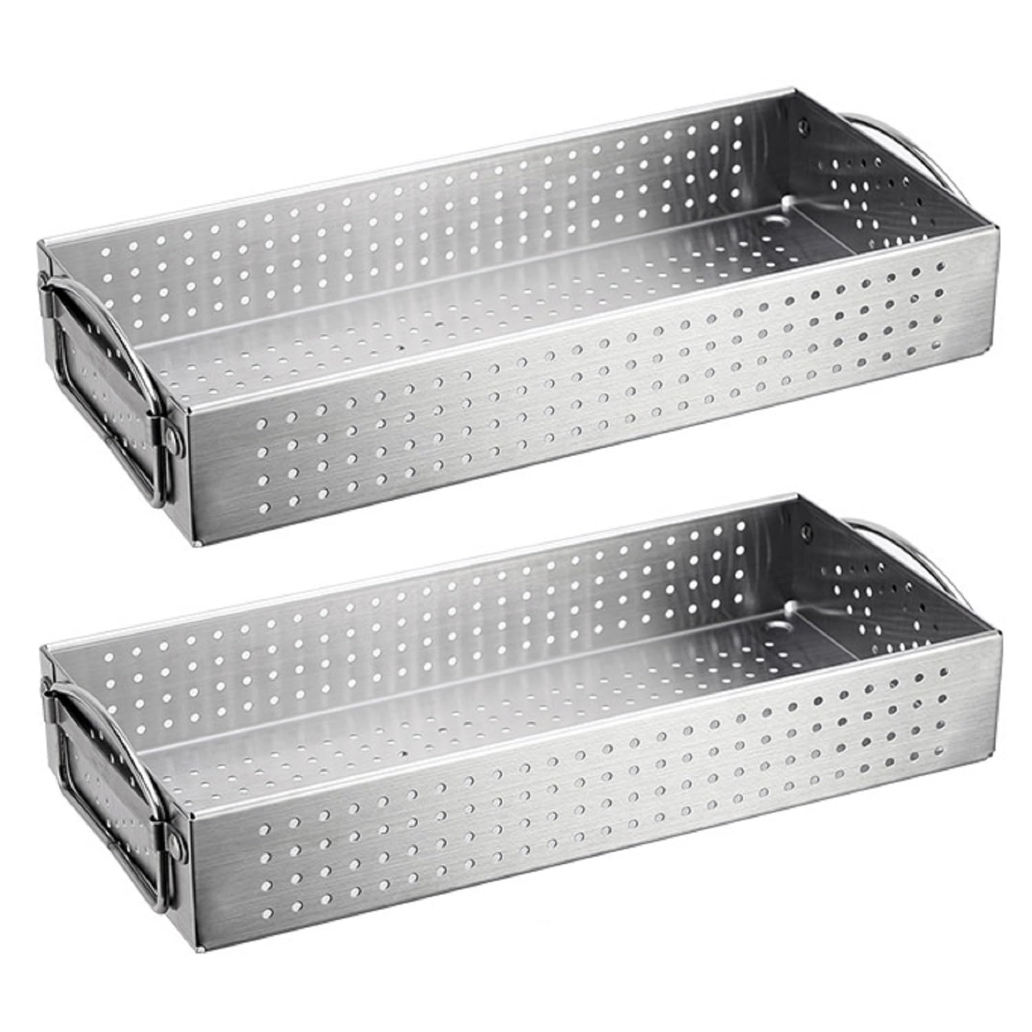 GLJTUO Stainless Steel Kitchen Drawer - Utensil Holder & Cutlery Tray, Dishwasher Safe Silverware Basket, Flatware Storage Box for Home & Kitchen Use (C),C