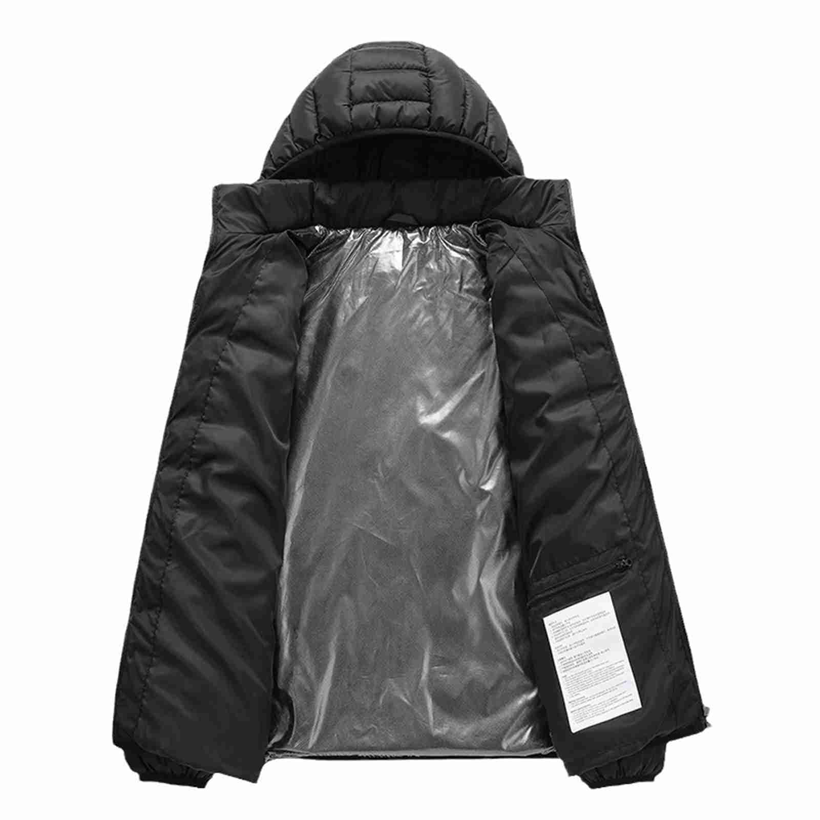 Brrnoo Giacca cotone riscaldata elettrica 21 zone termiche taglie forti