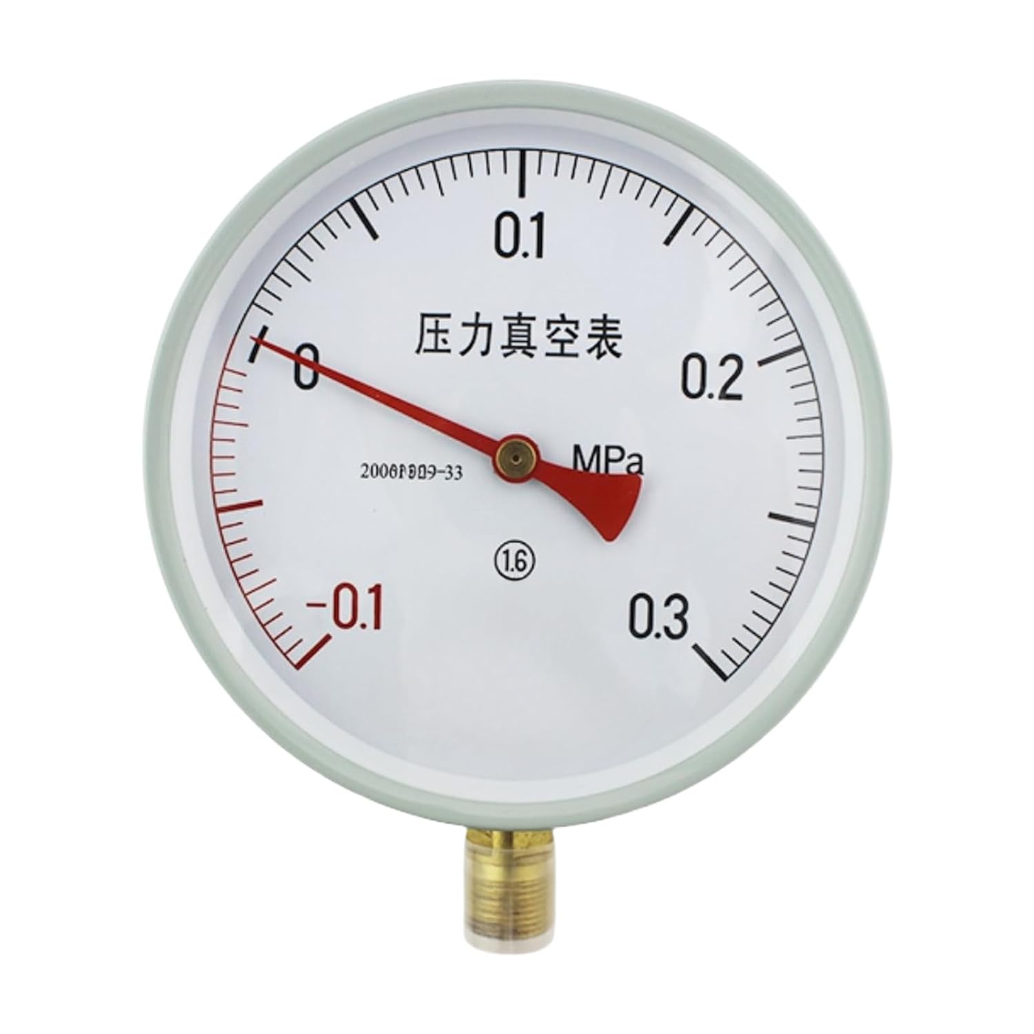 Pressure Gauge 150 1.60-1mpa Water Pressure Oil air(-0.1 ～ 0.3 MPA)