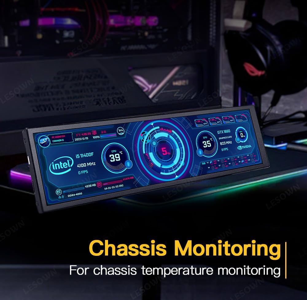 Amazon.co.jp: LESOWN 8.8インチ ウルトラワイドモニター