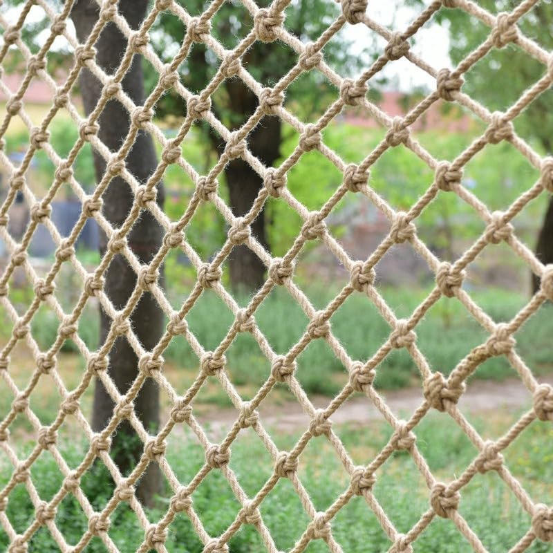 Kletternetz für Kinder - Handgewebtes Sicherheitsnetz für Spielplatz, Kindergarten, Balkon und Zaun