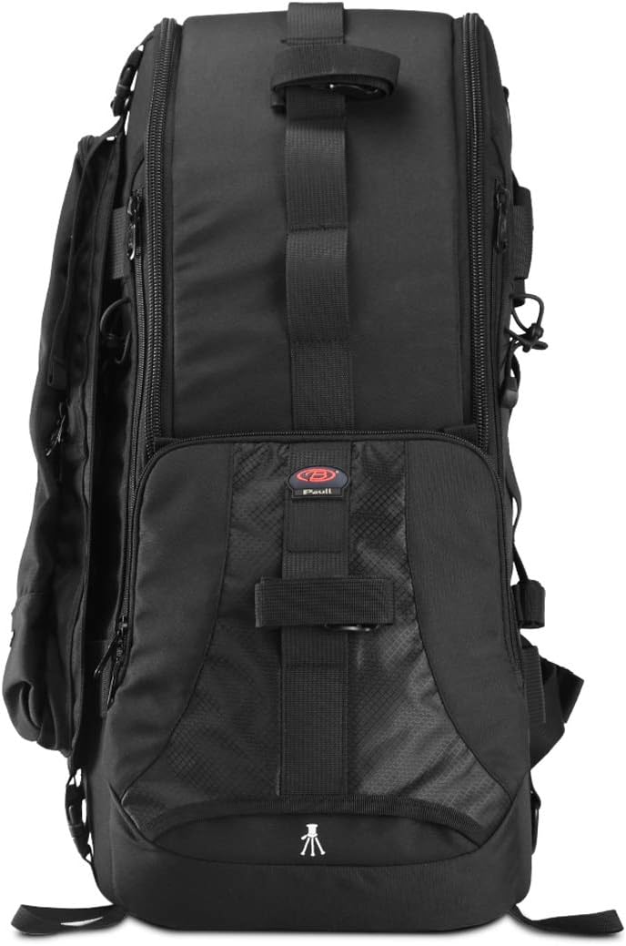 22L Large Professional DSLR Camera Backpack & Laptop Travel Camera Bag with Rain Cover for Digital Cameras, Tablet, Lens Kit for Full Frame Mirrorless Digital Camera