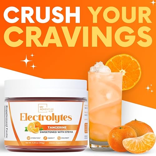 Miniatura 5 de My Adventure to Fit Suplemento diario de electrolitos en polvo Keto - Mezcla de bebidas con electrolitos para reponer - Electrolitos en polvo sin