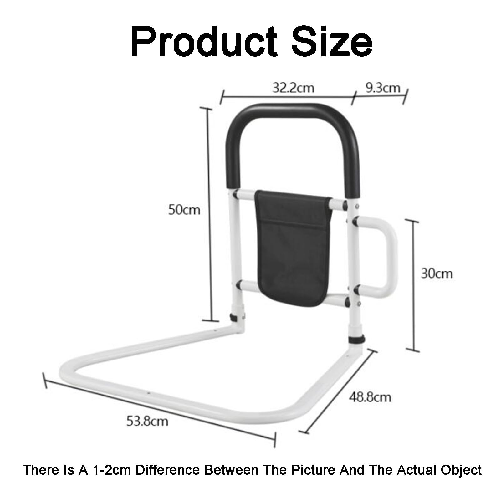 Ringhiere Di Sicurezza For Letto,Corrimano Sul Comodino,Aiuto For Stare In Piedi For Anziani,Aiuto For Stare In Piedi Senza Pugni Domestici,Adatto For Anziani E Disabili