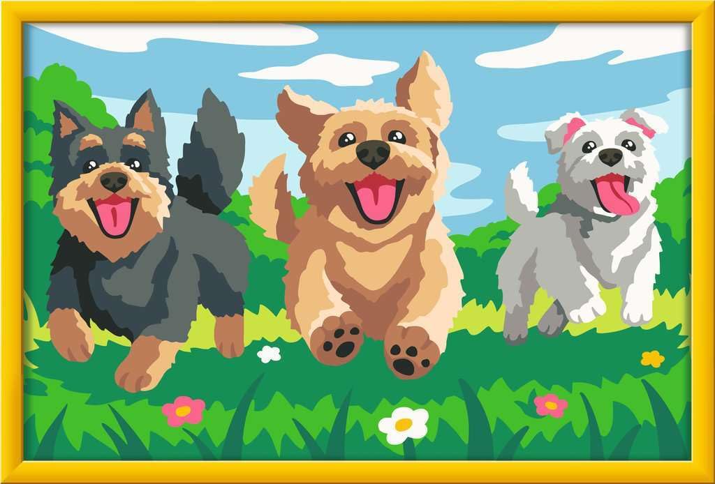 CreArt, Painting by Numbers Children - Paw Friends