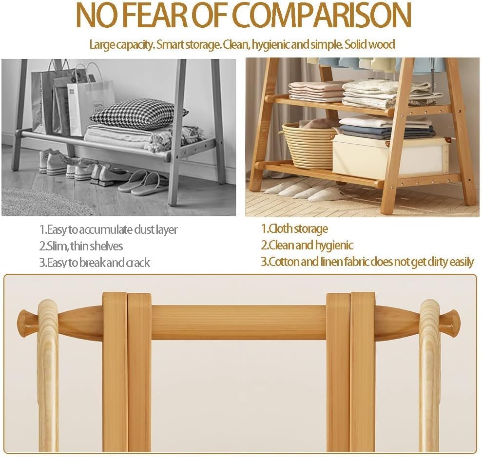 Portant à vêtements pliable pour optimiser les petits espaces - 3