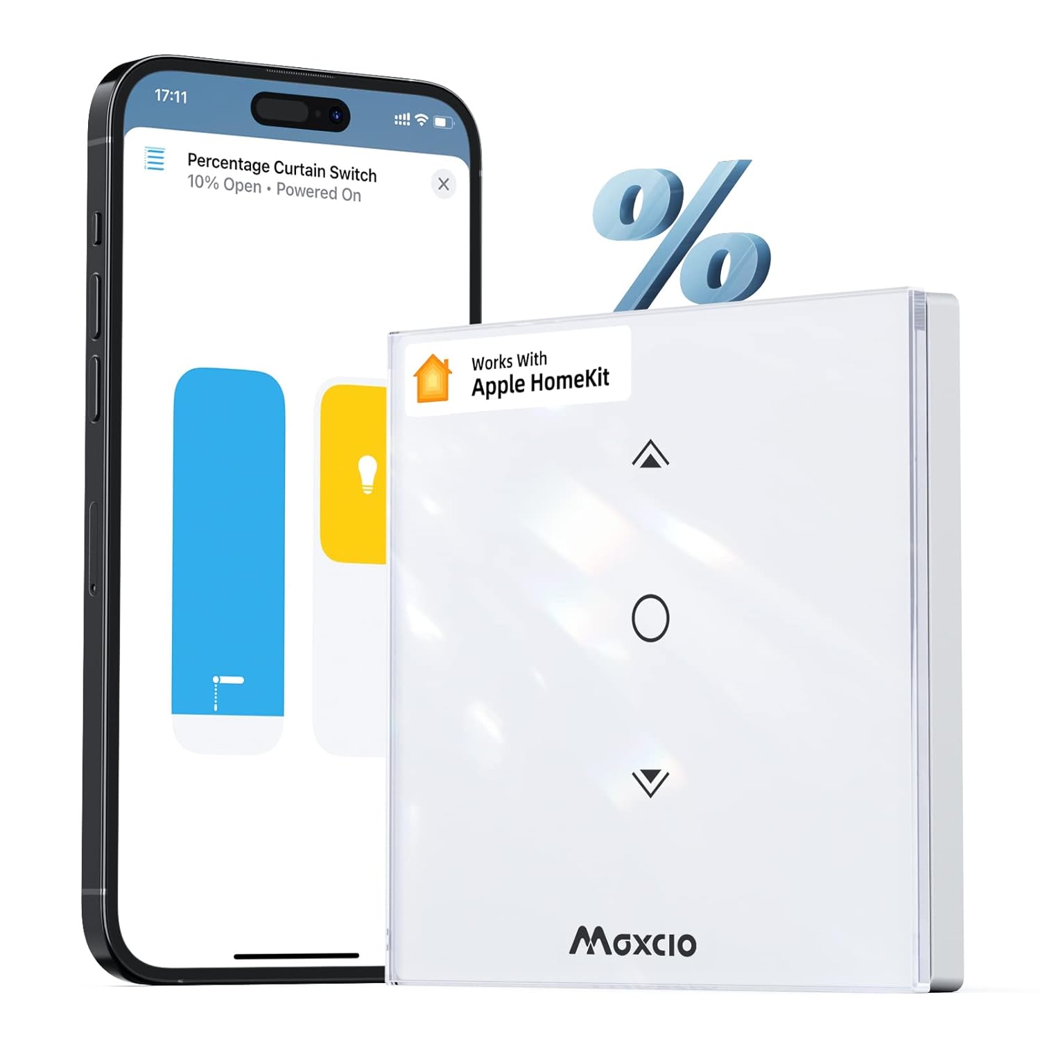 Wlan Rolladenschalter funktioniert mit Homekit, Maxcio Smarte Rolladensteuerung für Rollläden ...