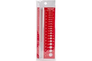 Knitter's Pride Knitting Gauge Converter - Rectangular Ruler