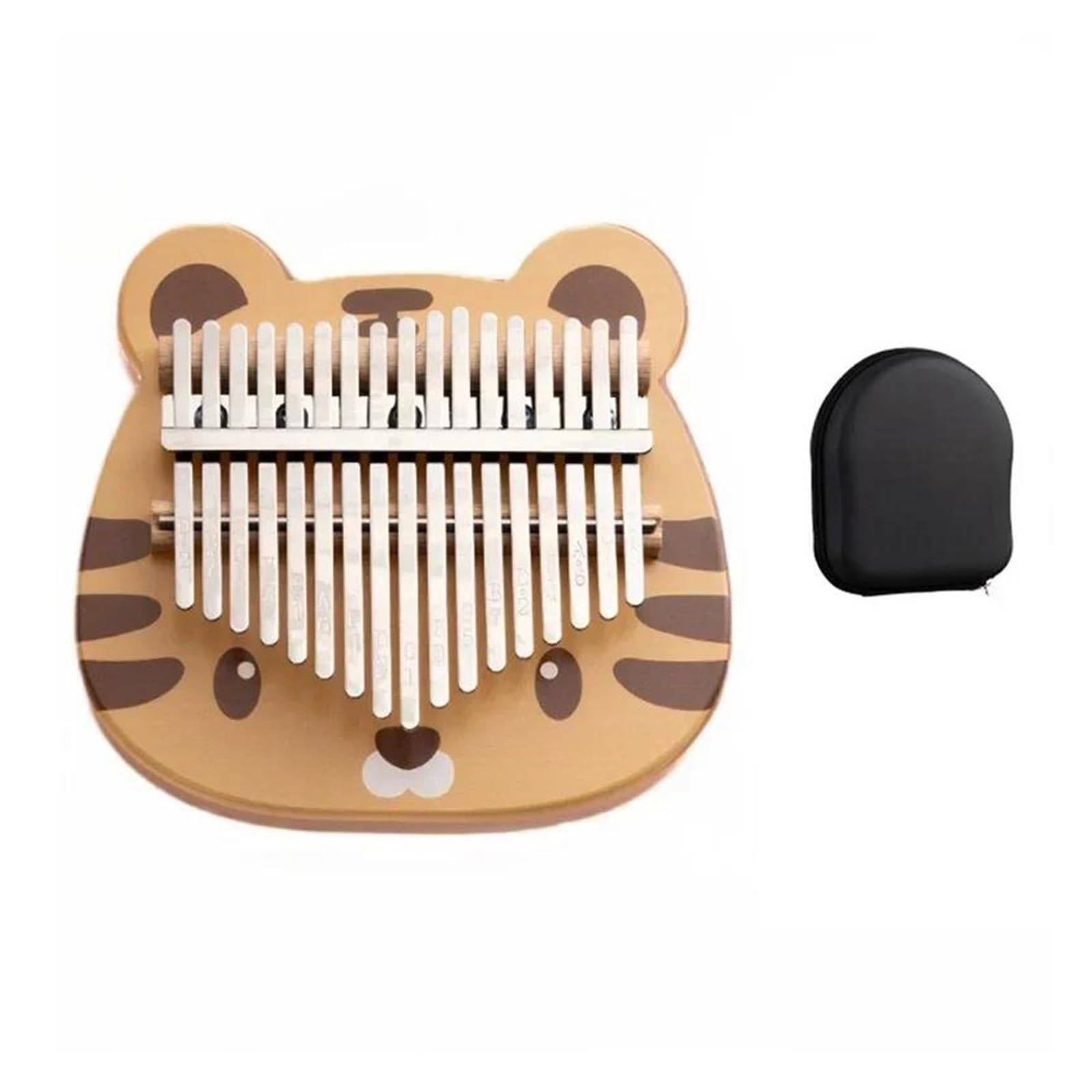 Fortepian Na Kciuk 17 Kluczowa Dekoracja Kalimba Profesjonalna Mini Drewniana Żywica Mini Naklejka Dekoracyjna Muzyka Na Klawiaturę Piyano(Style 1)