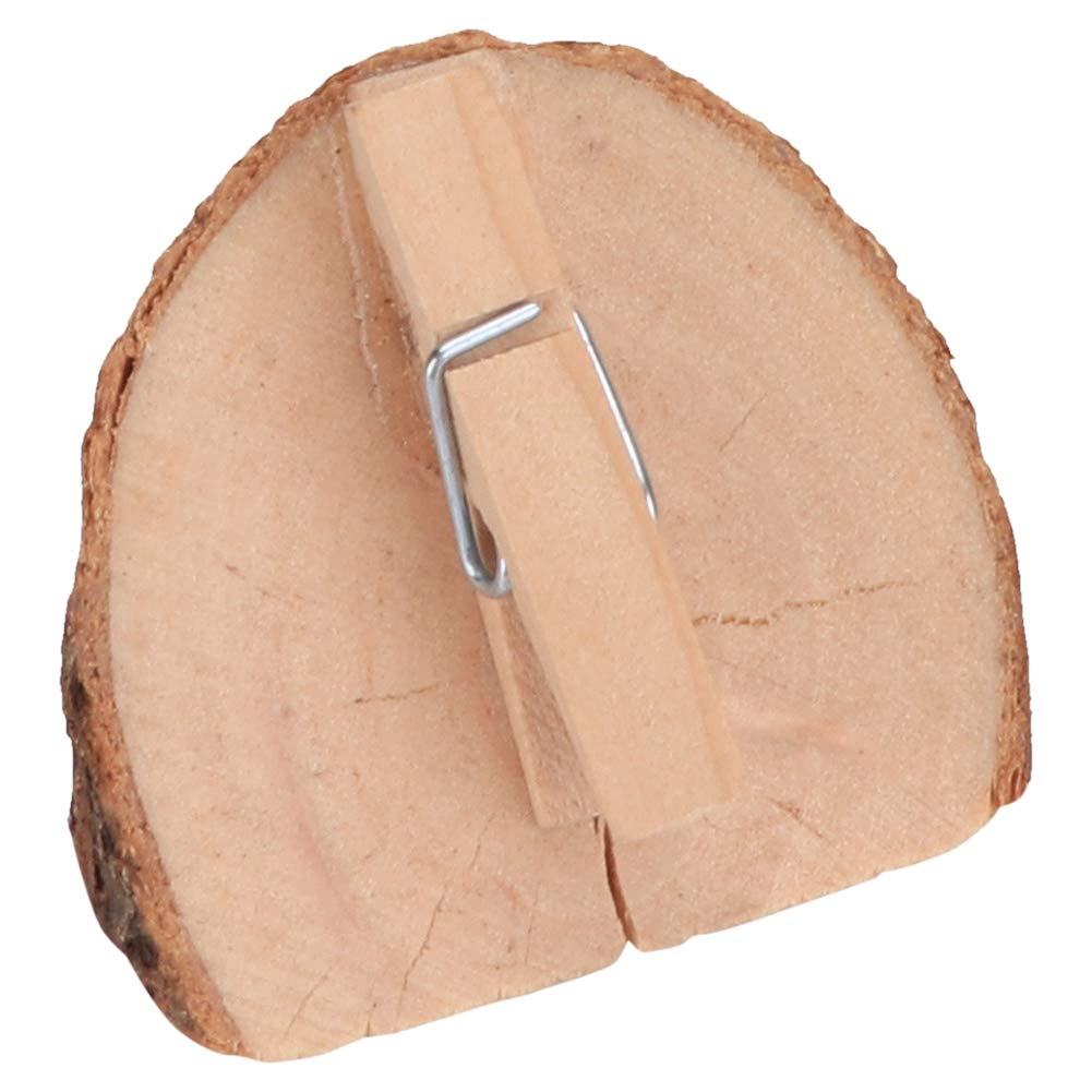Mini Mollette In Legno Naturale Per Foto, 150 Pezzi Da 2,5 Cm Con Spago Di Iuta Da 10 M – Perfette Per Decorazioni Fai Da Te, Baby Shower E Giochi Creativi - 3