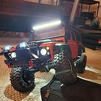 Vista 6 de Juego de parachoques delantero de metal para TRX-4 Axial SCX10 II 90046 RC Crawler