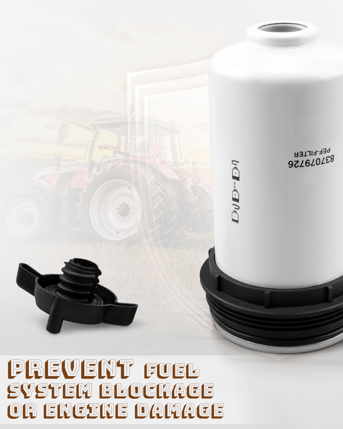 V837091436 - Kit de filtro para tractor utilitario Agco Massey Ferguson 4607 4609 4610
