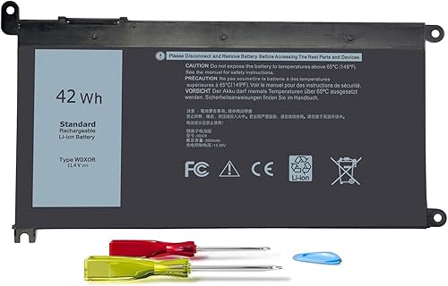 Miniatura 14 de 42Wh YRDD6 Batería para Dell Inspiron 15 3582 3583 3584 P75F 3593 5584 5585 5590 5593 5594 5598 5582 7586 14 3493 5481 P93G 5482 5485 5491 5482 2