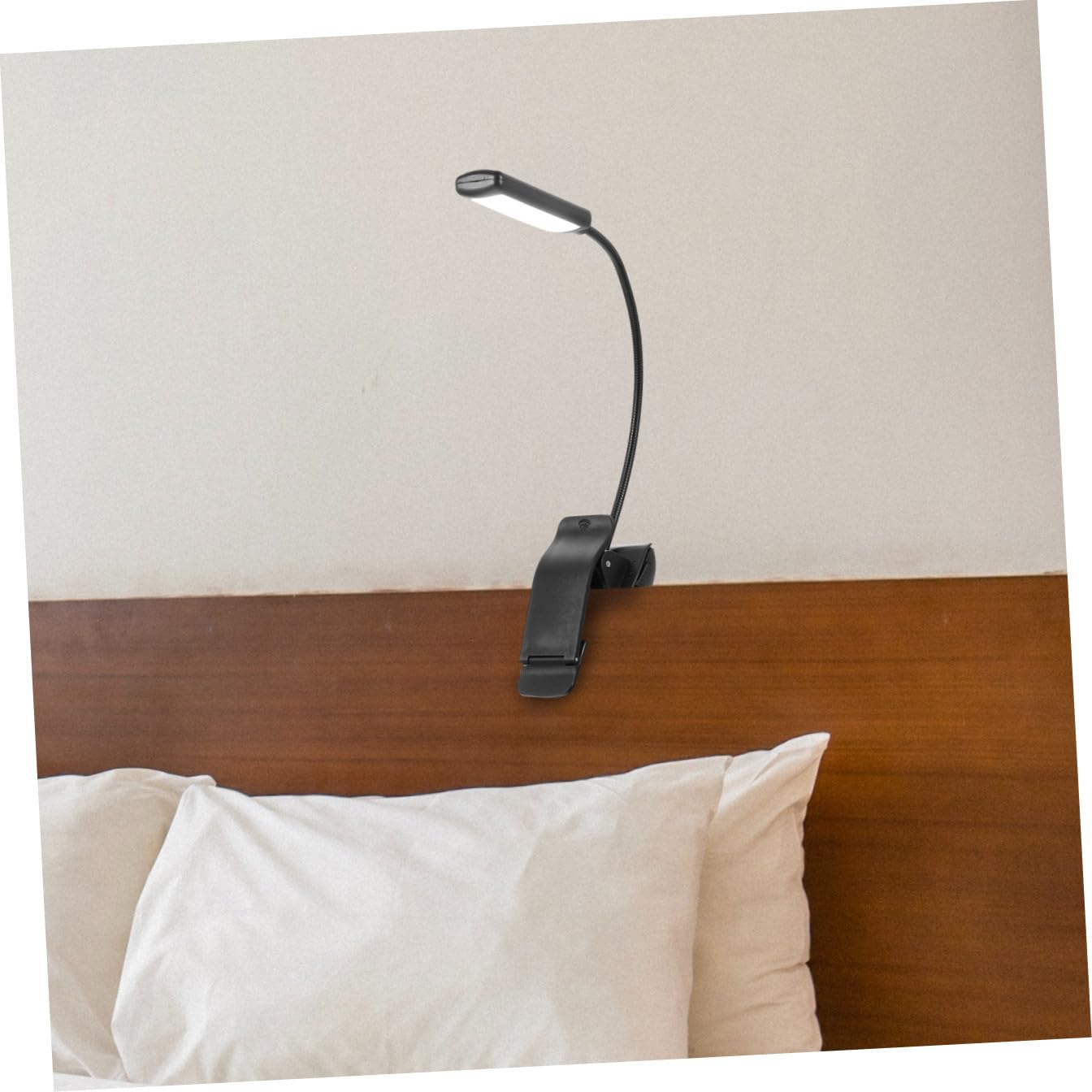 Alipis Lampe de Lecture LED Rechargeable à Pince, Lot de 2, Noir