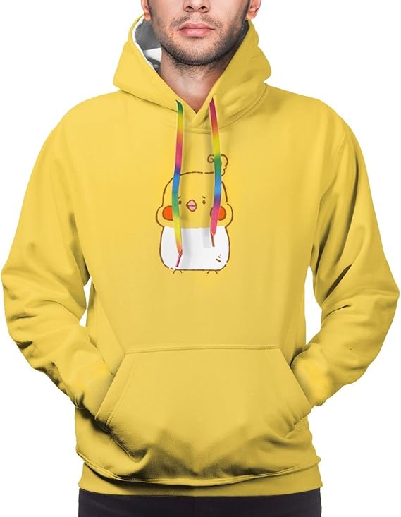 Amazon Co Jp いオカメインコ イラストメンズ 長袖 大きいサイズ パーカー 軽い 柔らかい フード付き プリント Tシャツ シンプル オシャレ フード付き ゆったり カジュアル プルオーバー 秋冬服 ファッション