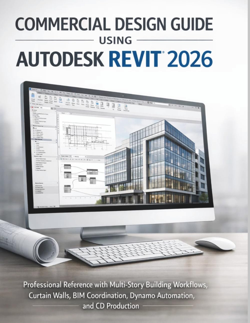 Commercial Design Guide Using Autodesk Revit 2026: Professional Reference with Multi-Story Building Workflows, Curtain Walls, BIM Coordination, Dynamo Automation, and CD Production