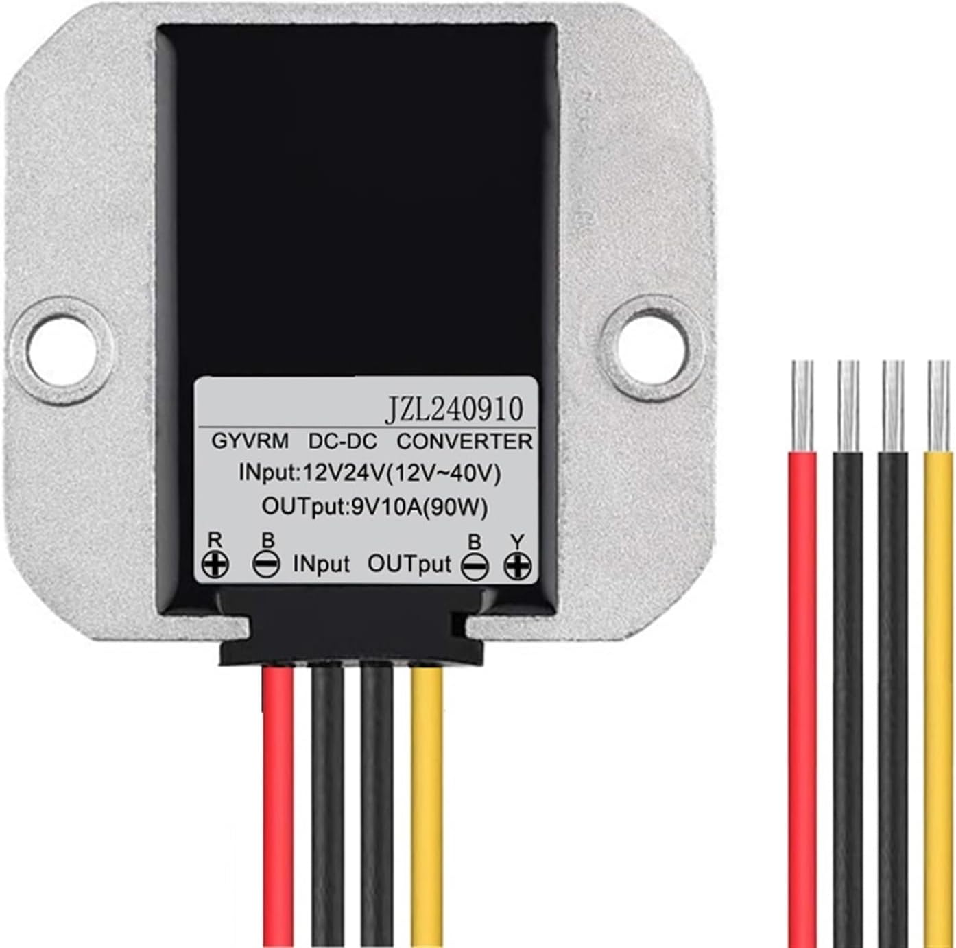 Car Converter 12V24V To 9V 5A 6A 8A 10A 36V 48V To 9V 24V To 9V Step-down Power Converter(24V TO 9V 10A)