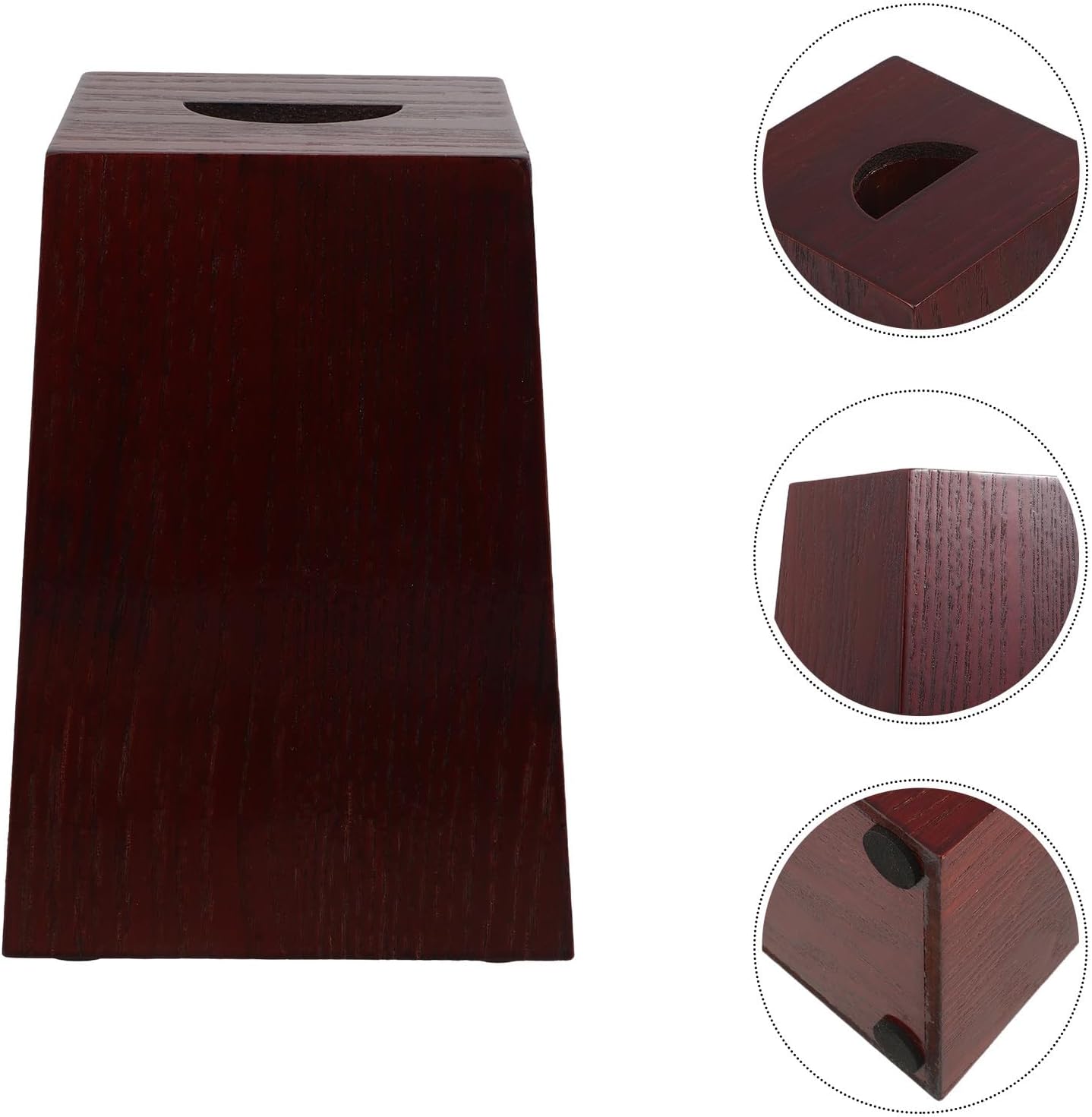 Wood Shoe Horn Holder Stand with Base for 4cm Width Entryway