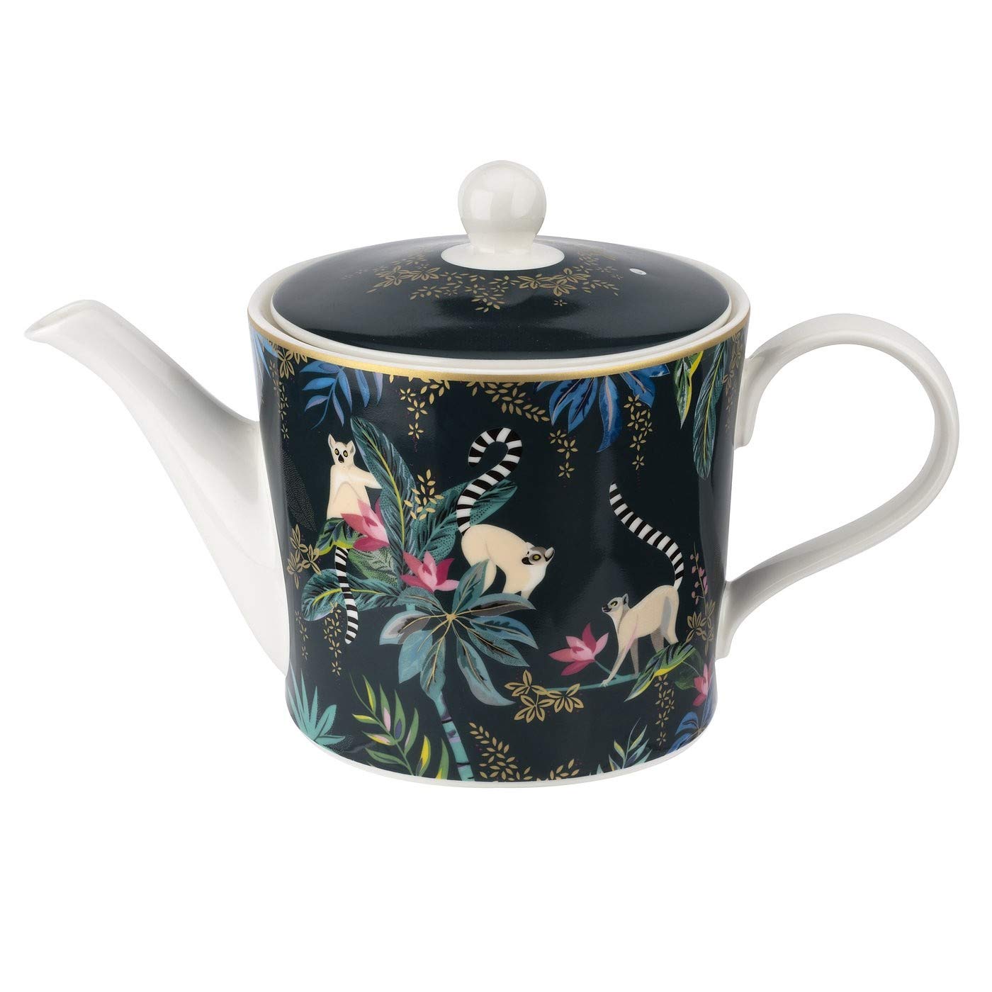 Portmeirion Multicolour Sara Miller Teapot - Lemur