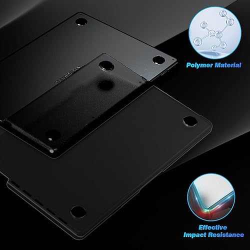Miniatura 6 de EooCoo Funda compatible con MacBook Air de 15 pulgadas 2026 2025-2023 Release M4 A3241 M3 A3114 M2 A2941 Pantalla de retina líquida, carcasa rígida