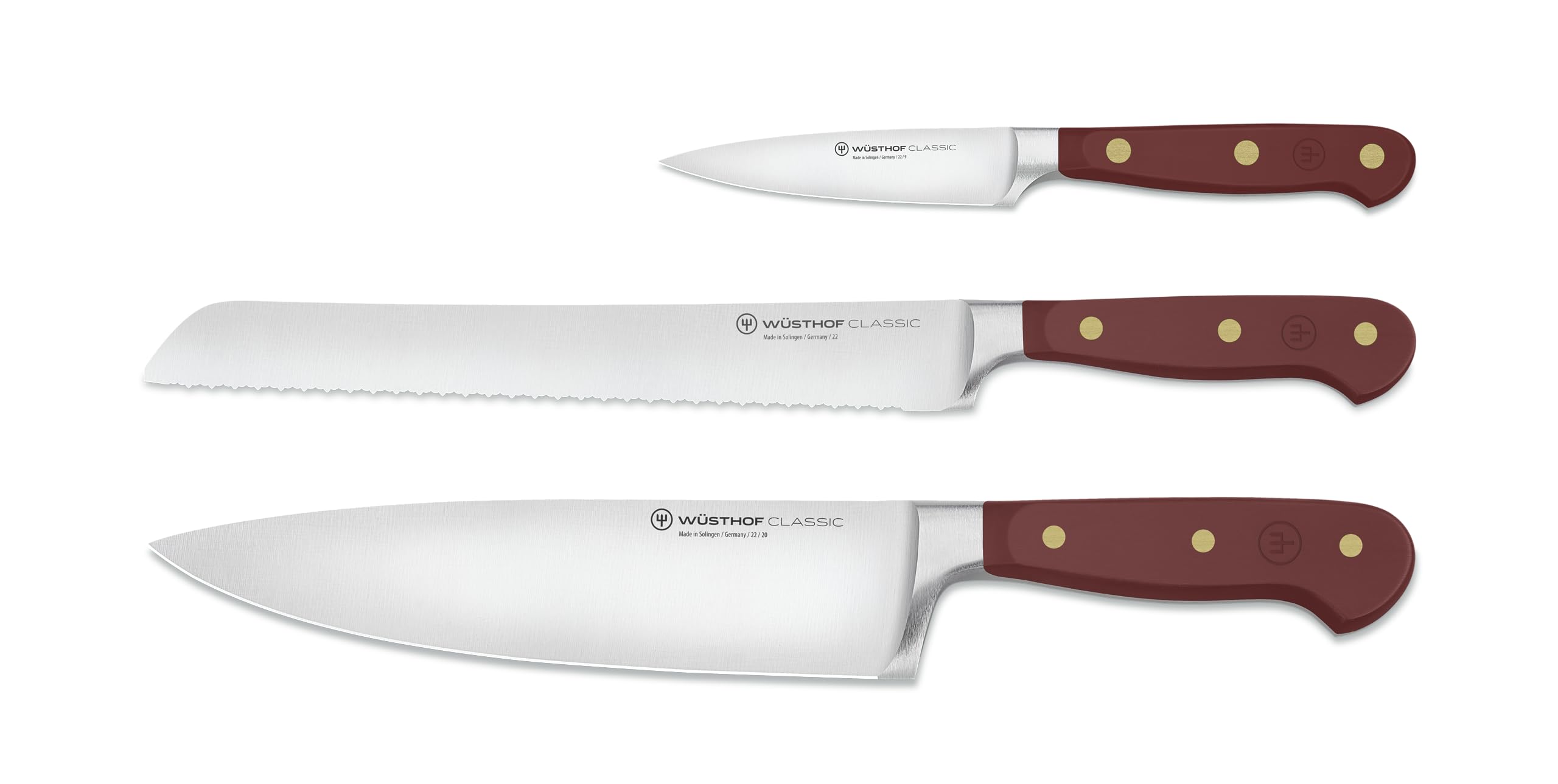 WÜSTHOF Classic Tasty Sumac 3-Piece Starter Knife Set