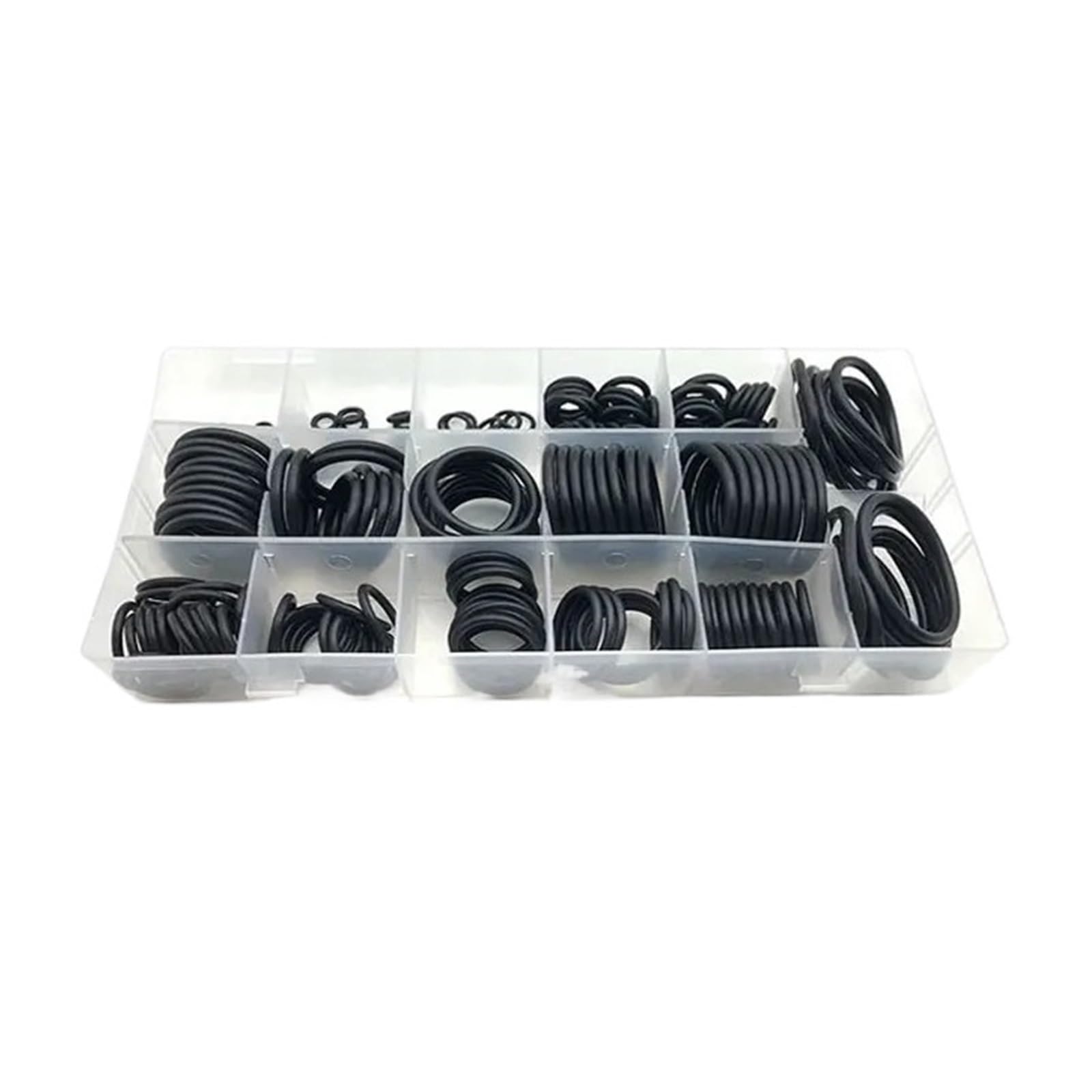 Boîte de joints toriques en caoutchouc nitrile noir CS 1,5 mm RO