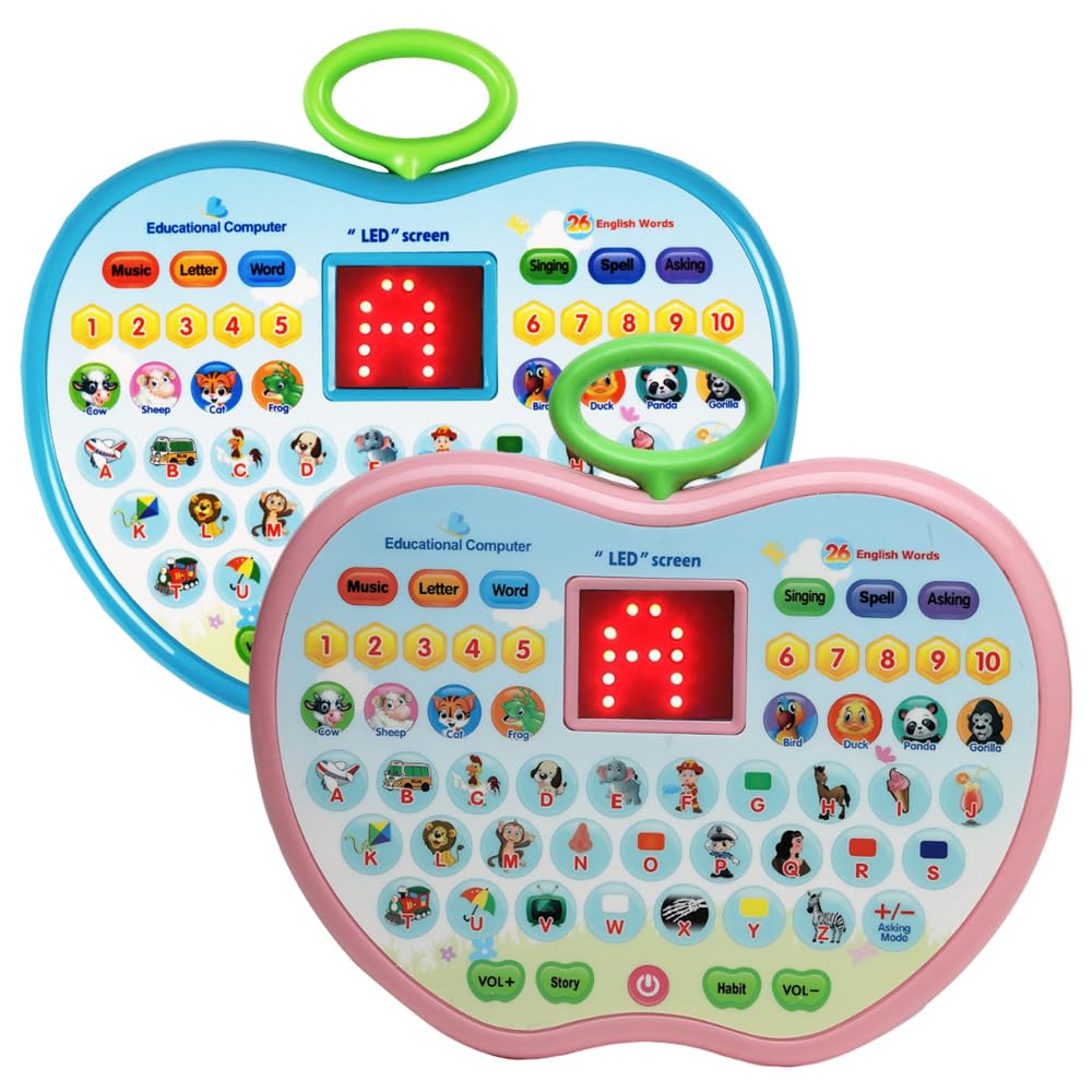 Gooyo GY2018 Educational Laptop Toy with LED Display and Music Effect | Play & Learn with Fun - Alphabets/Counting/Words and More Functions, Power Source: 3xAA Battery (Not Included) (B0CL9KB1CB) Amazon Price History, Amazon Price Tracker