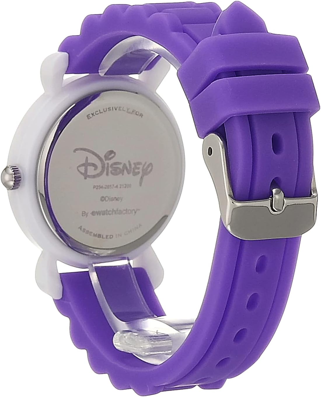 Disney Frozen Kids' Plastic Time Teacher Analog Quartz Silicone Strap Watch