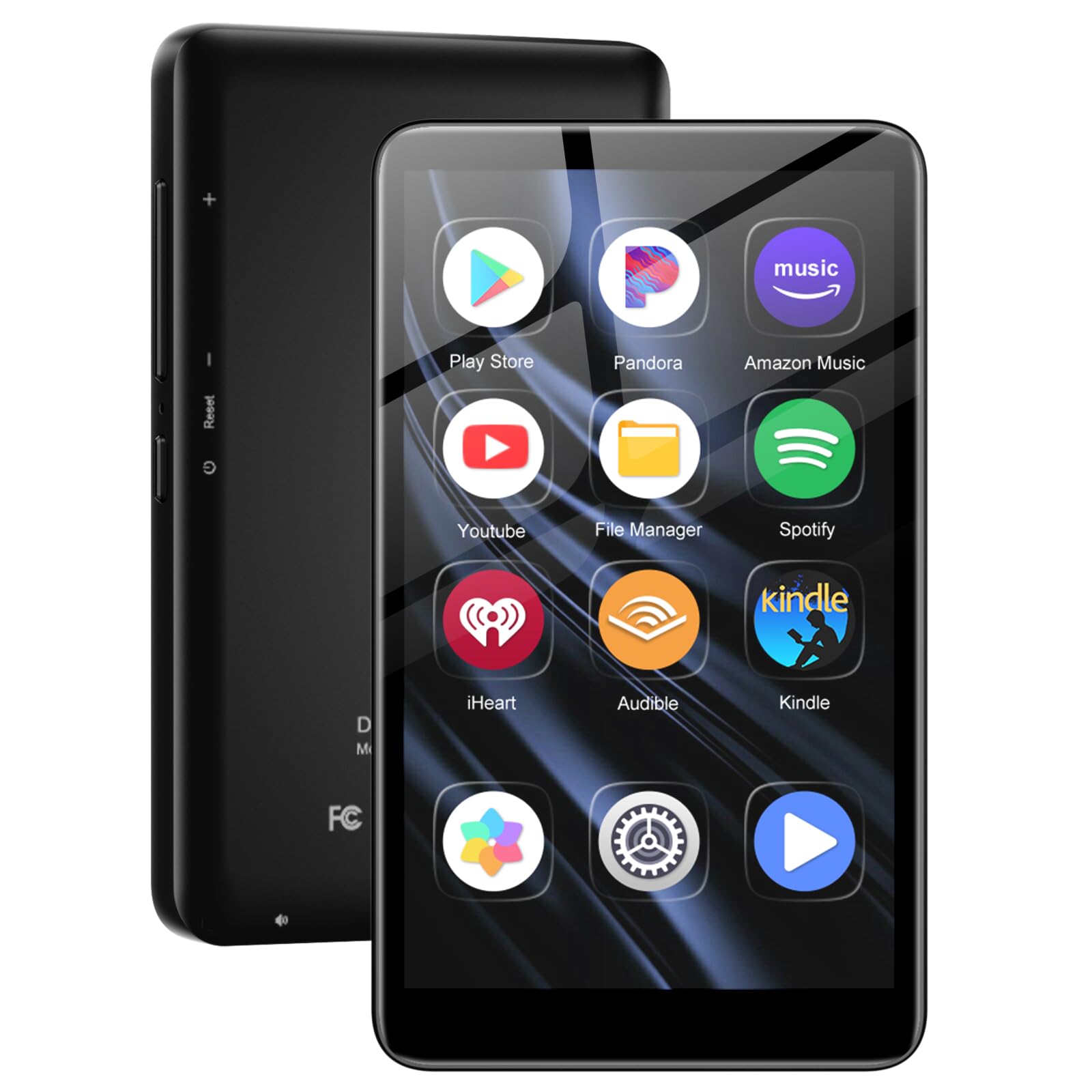 Lettore MP3/MP4 AHENOD Da 160GB Con Android 13, Bluetooth 5.0, WiFi, Touch IPS 4.02", 3GB RAM, Google Play, HiFi Audio