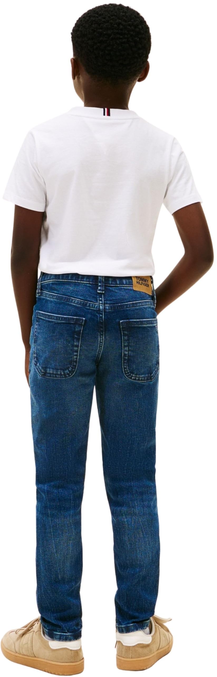 Tommy Hilfiger Jungen Gerade Straight Dark Jeans