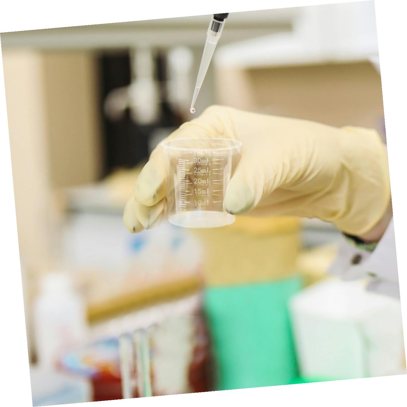 SOLUSTRE 500pezzi Misurini Graduati Per Epoxy e Coppette Per e Te Design Per Misurazioni Precise