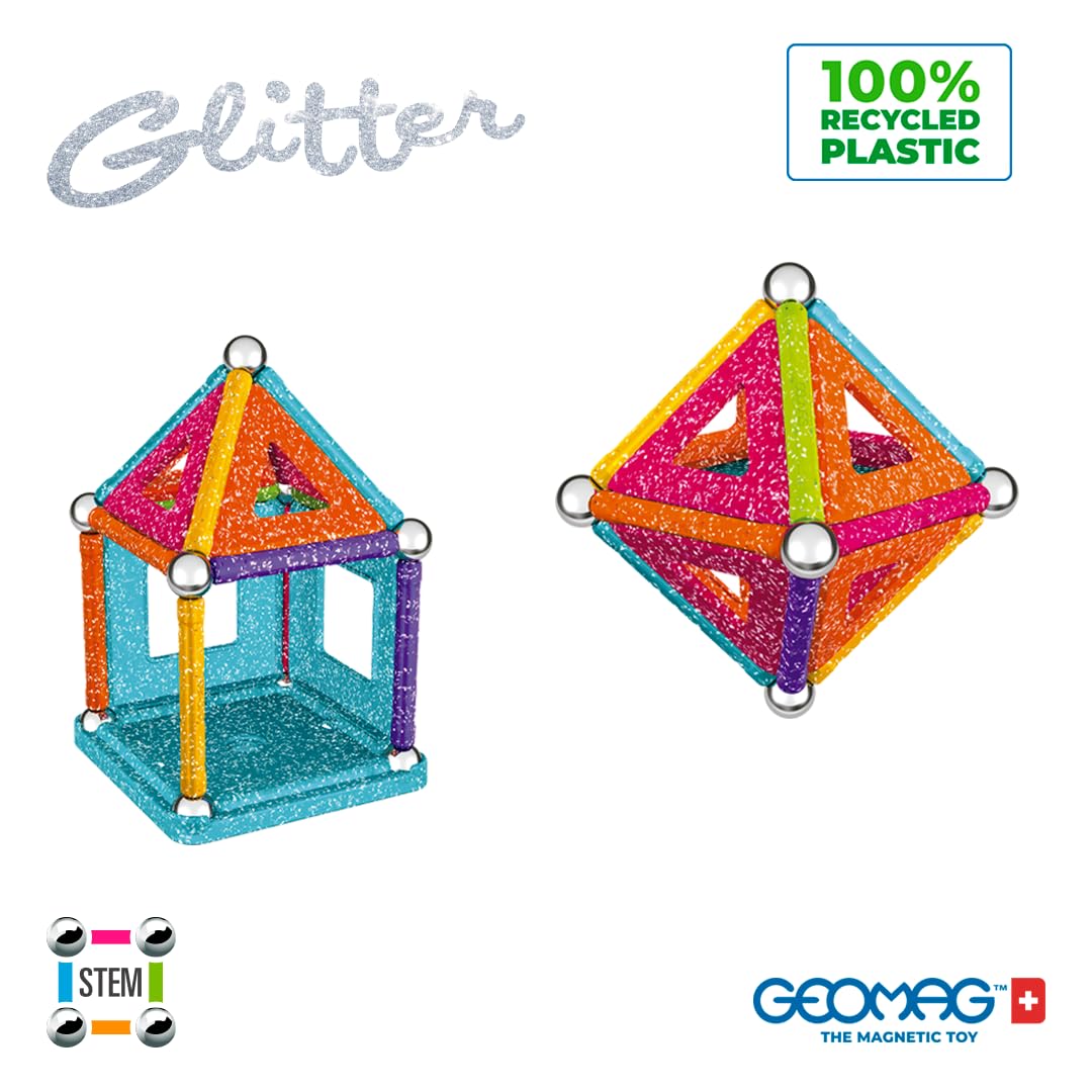 Geomag 535 Glitter Panels Recycled 35 pcs