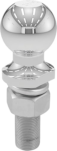 Miniatura 6 de CURT 40020 Bola de enganche cromada para remolque, 6,000 libras, diámetro de 2 pulgadas, 1 vástago de 3 pulgadas
