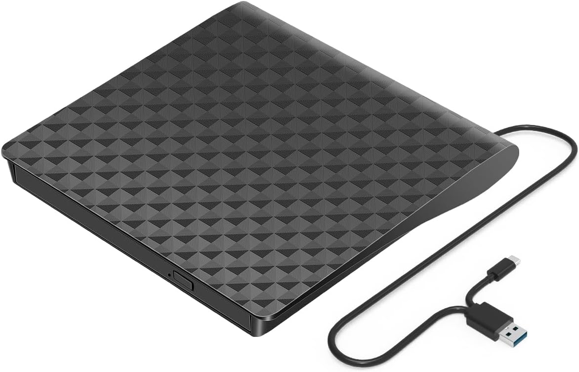 Lettore DVD Esterno USB 3.0 E Type-C - Masterizzatore Per PC, Mac E Laptop Con Lettore Schede SD/TF - Foto 3