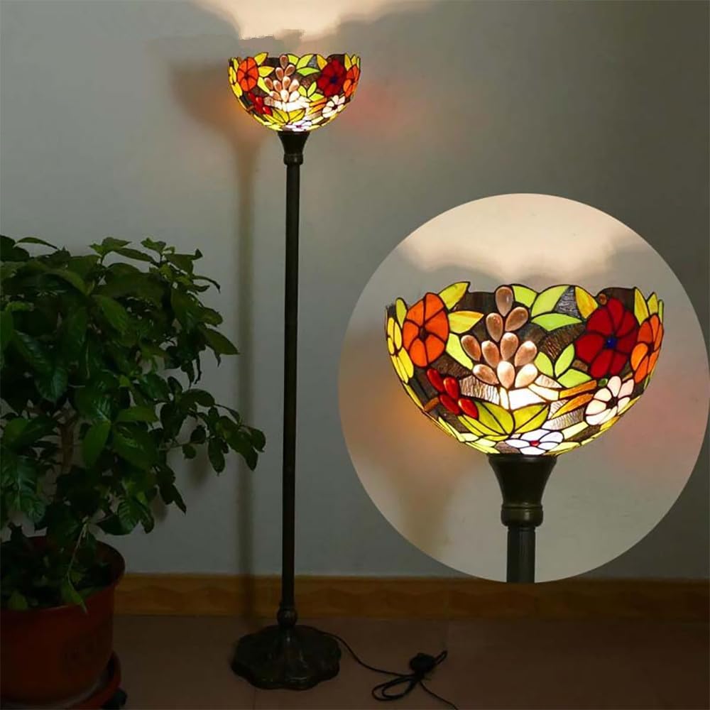 Lámpara de pie LED retro e iluminación artística creativa para cafeterías 4