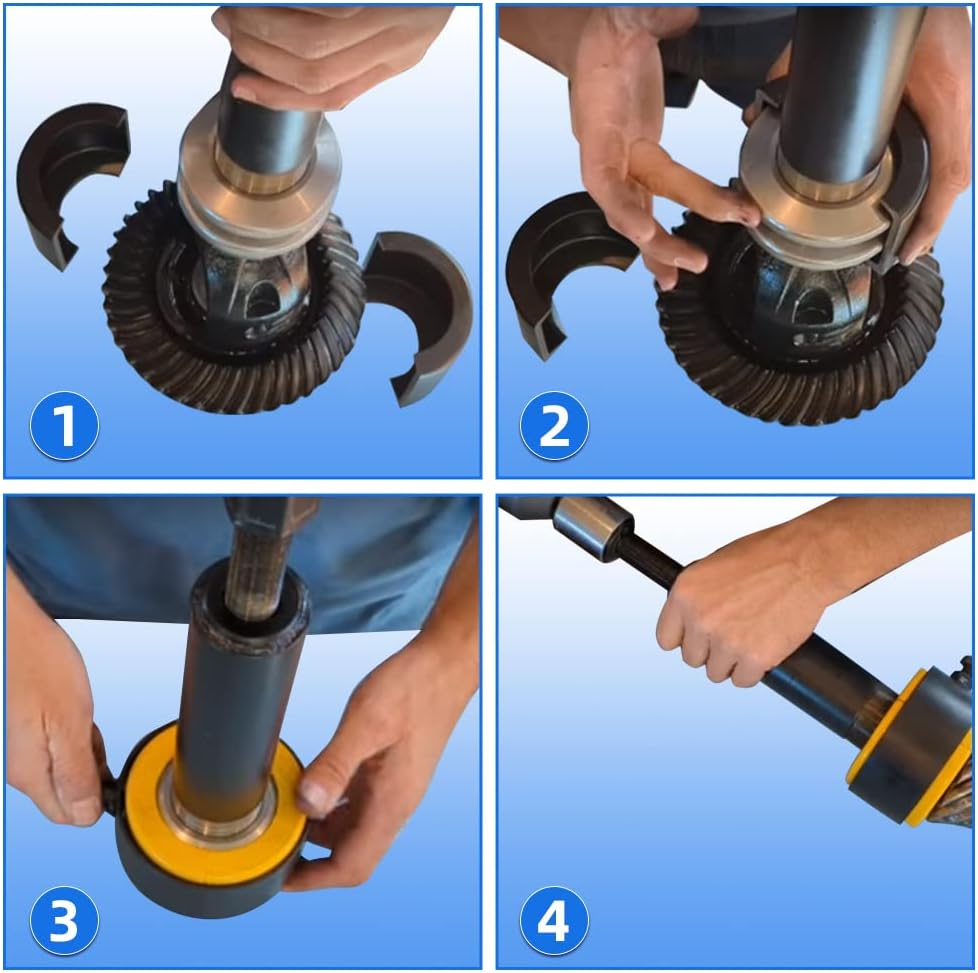 Bestool Carrier & Pinion Bearing Puller for BW78, Dana 30, 40, 44, 60, 70, 80, GM 14, and Ford 8.8'', 9.75'', 10.25" Bearings, Clamshell Carrier Bearing Puller